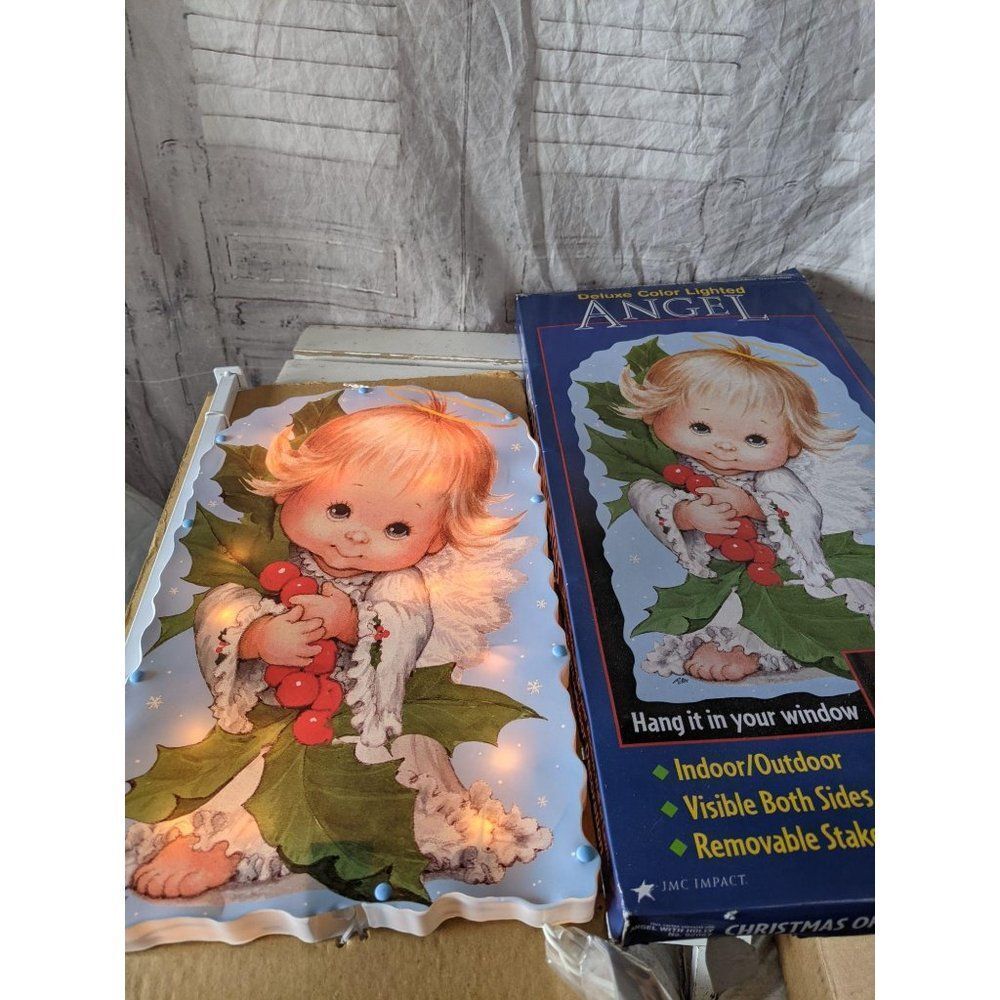 Jmc impact Angel‎ lawn light up vintage ornamentals